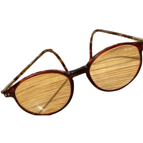 Vintage Giorgio Armani Dark Havana Tortoise Frames Of Life Glasses Designer - Picture 6 of 7